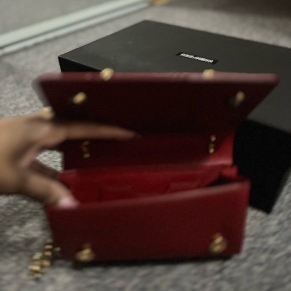 Dolce & Gabbana Red Crossbody Bag with Gold Chain - Picture 6 of 13